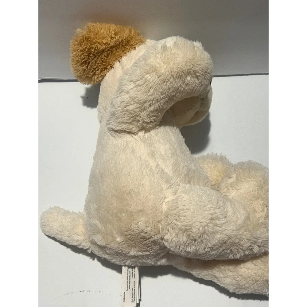 Tempur-Pedic Plush Blonde Puppy Dog Mary Meyer Memory Foam Cream Tan Weight